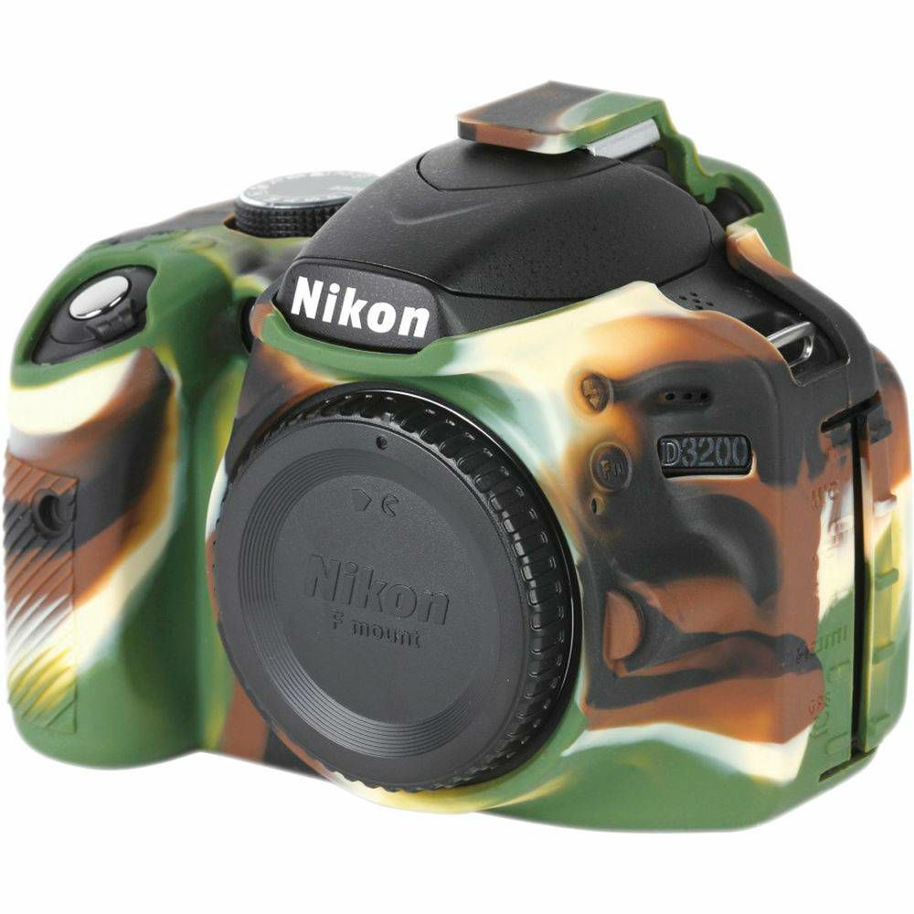 Discovered easyCover za Nikon D3200 Camouflage kamuflažno gumeno zaštitno kućište camera case (ECND3200C)