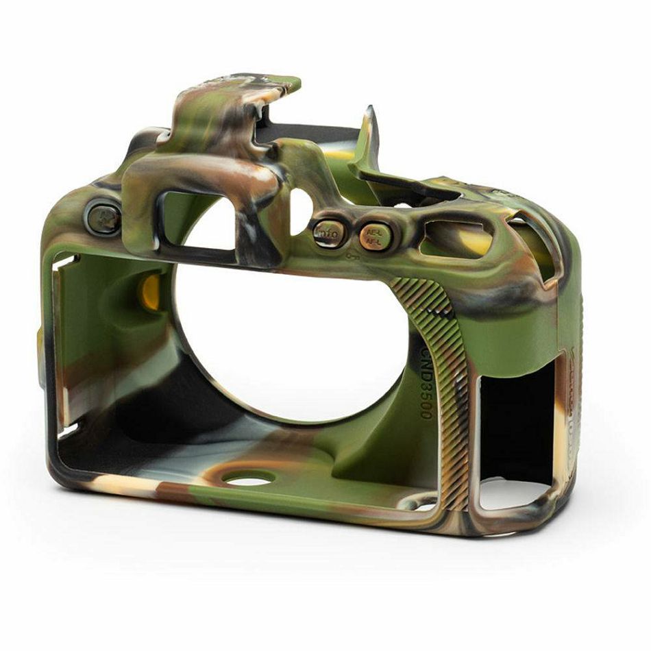 Discovered easyCover za Nikon D3500 Camouflage kamuflažn gumeno zaštitno kućište camera case (ECND3500C)