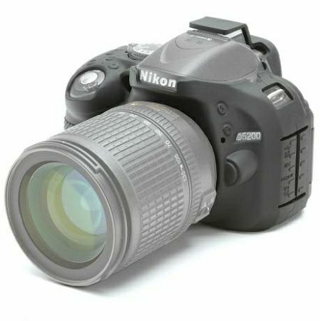 Discovered easyCover za Nikon D5200 Black crno gumeno zaštitno kućište camera case (ECND5200B)