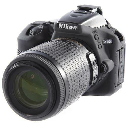 Discovered easyCover za Nikon D5600 i D5500 Black crno gumeno zaštitno kućište camera case (ECND5500B)