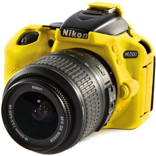 Discovered easyCover za Nikon D5600 i D5500 yellow žuta boja gumeno zaštitno kućište camera case (ECND5500Y)