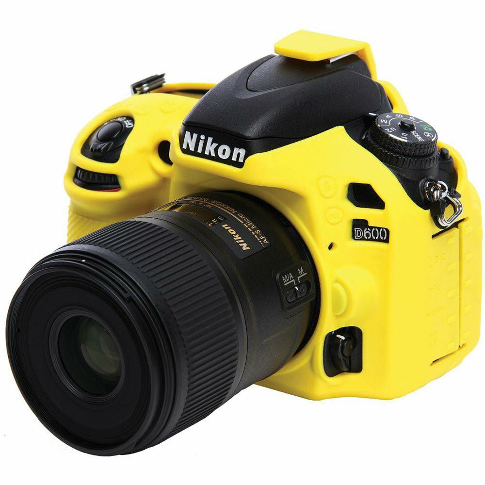 Discovered easyCover za Nikon D610 i D600 žuta gumeno zaštitno kućište camera case (ECND600Y)