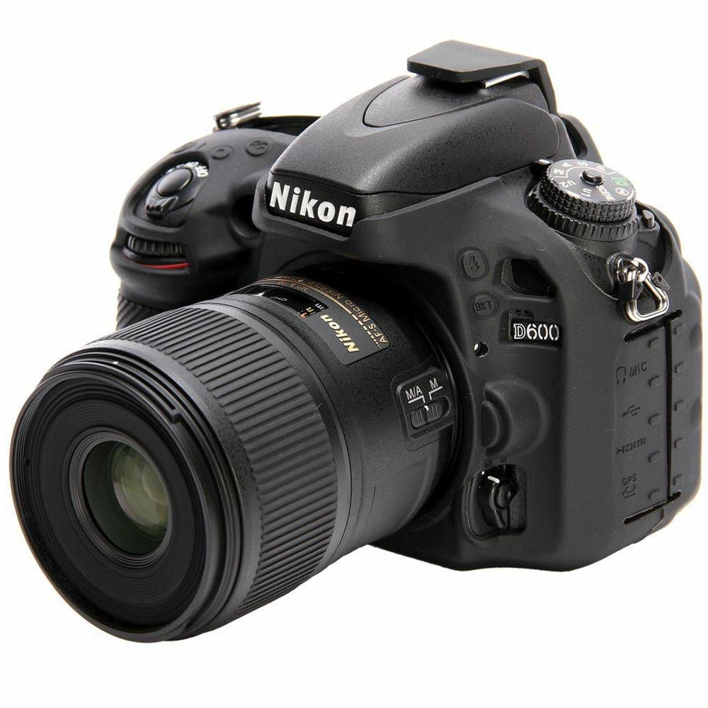 Discovered easyCover za Nikon D610 i D600 Black crno gumeno zaštitno kućište camera case (ECND600B)