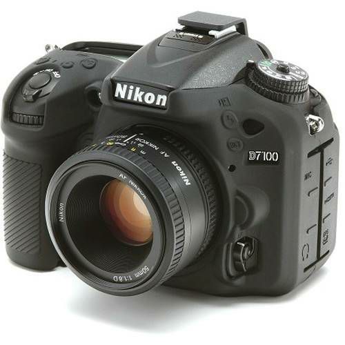 Discovered easyCover za Nikon D7100 D7200 Black crno gumeno zaštitno kućište camera case (ECND7100B)