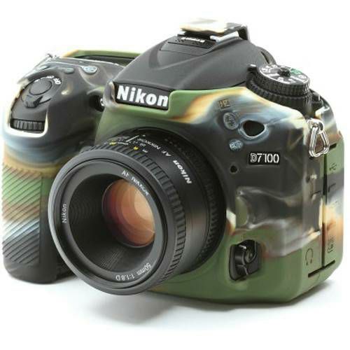 Discovered easyCover za Nikon D7100 D7200 Camouflage kamuflažno gumeno zaštitno kućište camera case (ECND7100C)