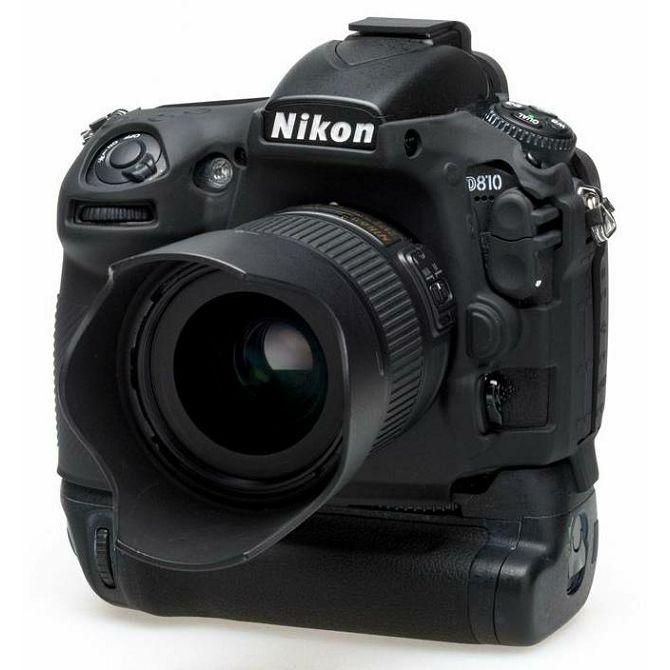 Discovered easyCover za Nikon D810 Battery Grip Black crno gumeno zaštitno kućište za fotoaparat s držačem baterija camera case (ECND810BGB)
