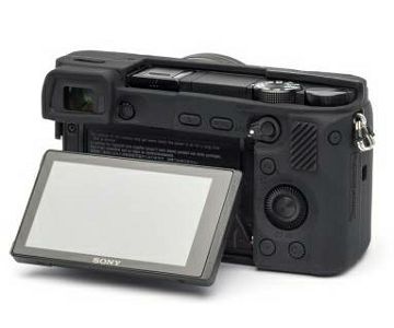 Discovered easyCover za Sony Alpha a6400, a6300, a6000 Black crno gumeno zaštitno kućište camera case (ECSA6300B)