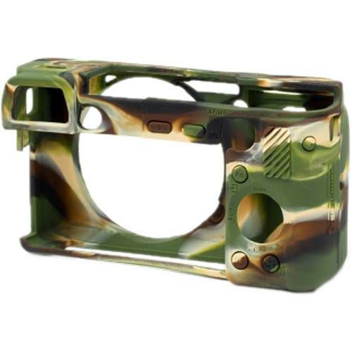 Discovered easyCover za Sony Alpha a6400, a6300, a6000 Camouflage kamuflažno gumeno zaštitno kućište camera case (ECSA6300C)