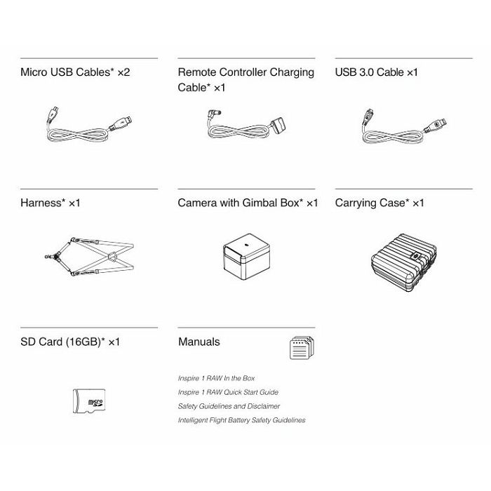 DJI Inspire 1 RAW Quadcopter (with two Remote Controllers, Zemuse X5R 4K camera, 15mm f/1.7 lens and 512GB SSD) dron za snimanje iz zraka