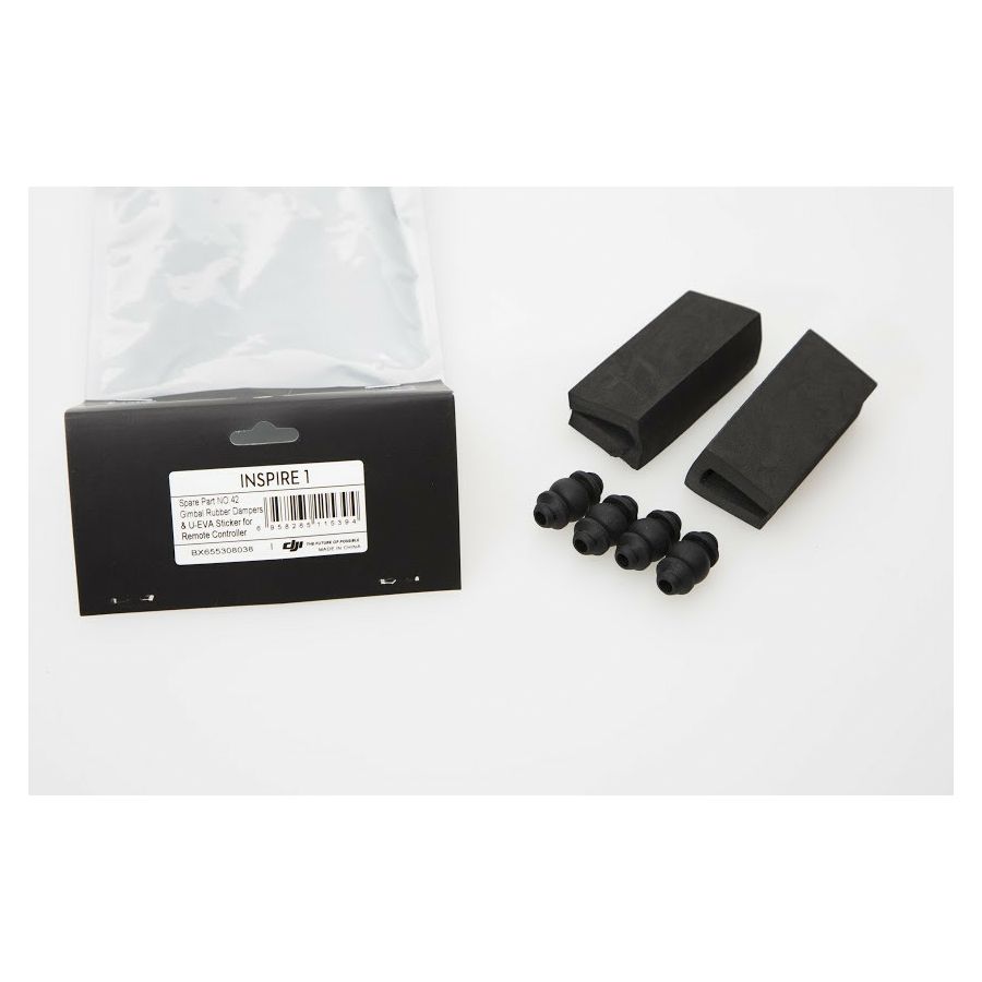 DJI Inspire 1 Spare Part 42 Gimbal Rubber Dampers & EVA Foam for Battery & U-EVA Sticker for Remote Controller