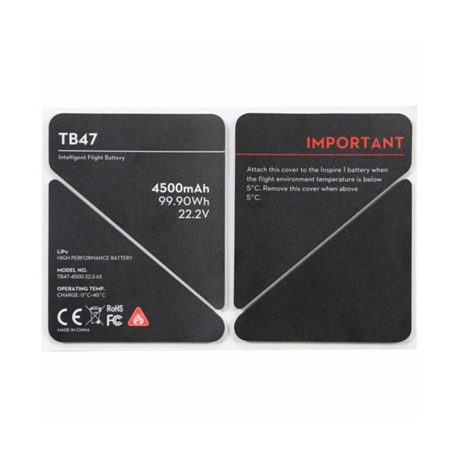 DJI Inspire 1 Spare Part 50 TB47 Battery Insulation Sticker
