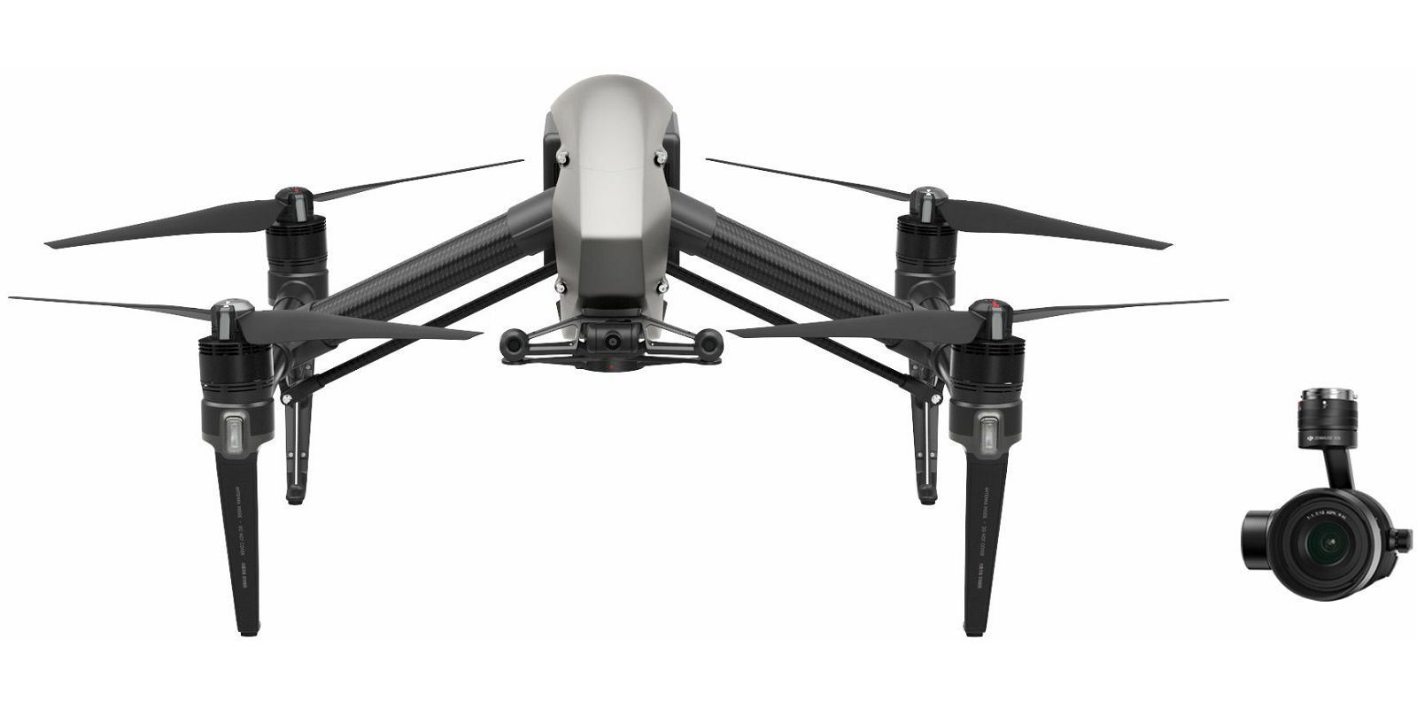 DJI Inspire 2 Premium Combo dron + Zenmuse X5S + CinemaDNG and Apple ProRes License Key profesionalni dron quadcopter s 5.2K i 4K kamerom i gimbal stabilizatorom