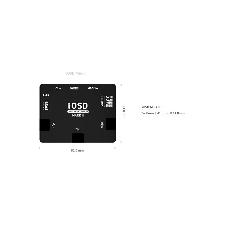 DJI IOSD MARK II On Screen Display za FPV