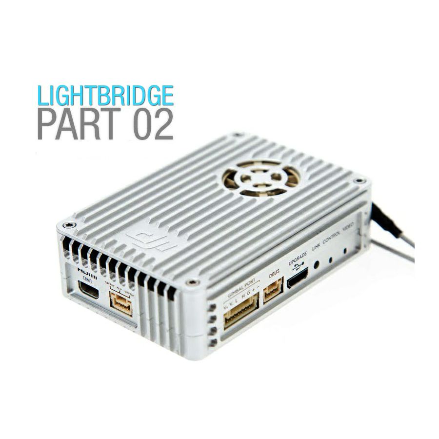 DJI Lightbridge Spare Part 2 Air System for 2.4G Full HD Digital Video Downlink
