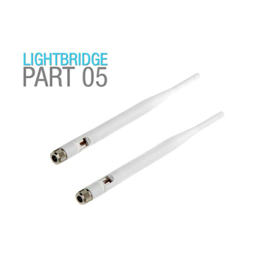 DJI Lightbridge Spare Part 5 Ground System Antenna 2.4G Full HD Digital Video Downlink with OSD and Control for Professional Aircraft multi-rotor dron