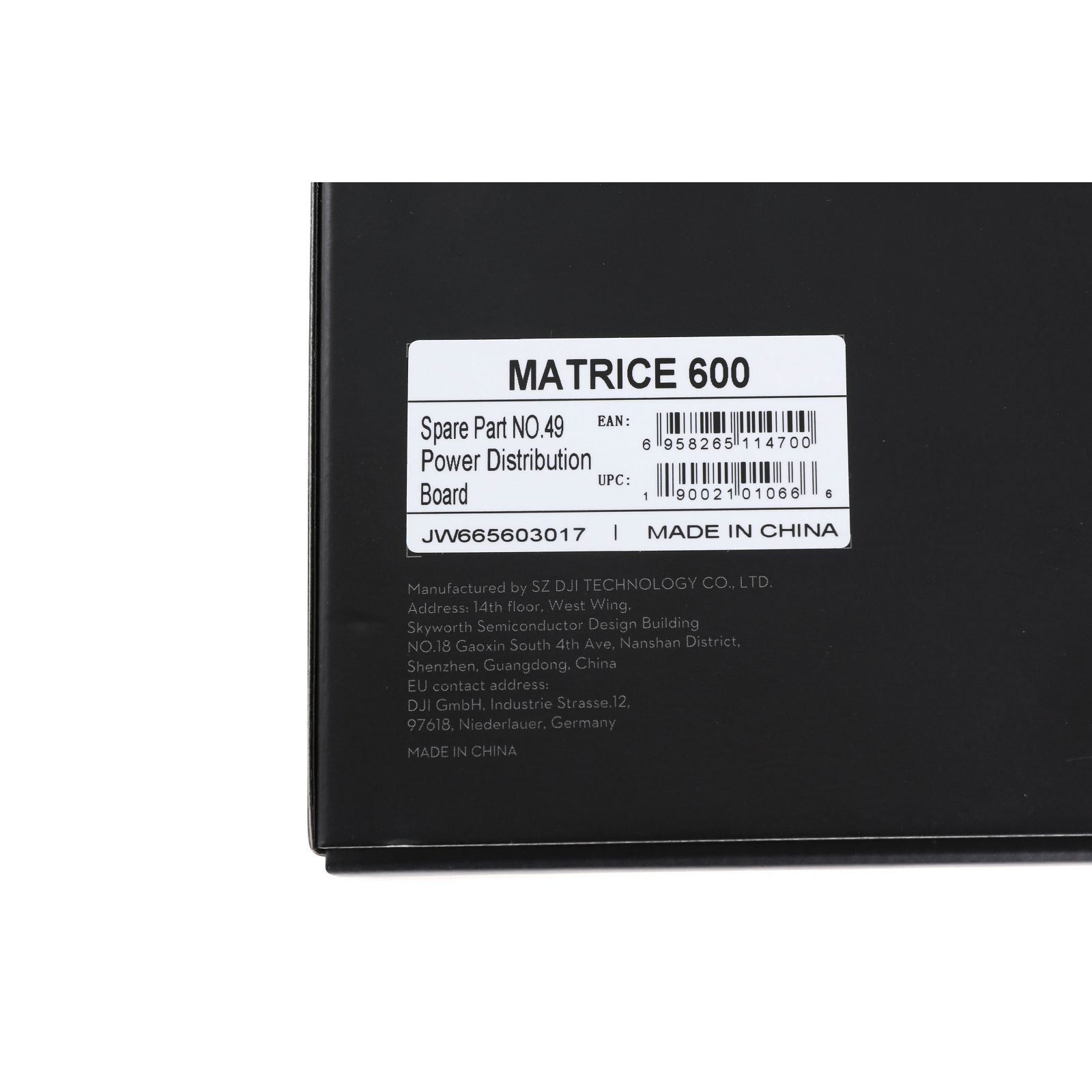 DJI Matrice 600 Spare Part 49 M600 Power Distribution Board