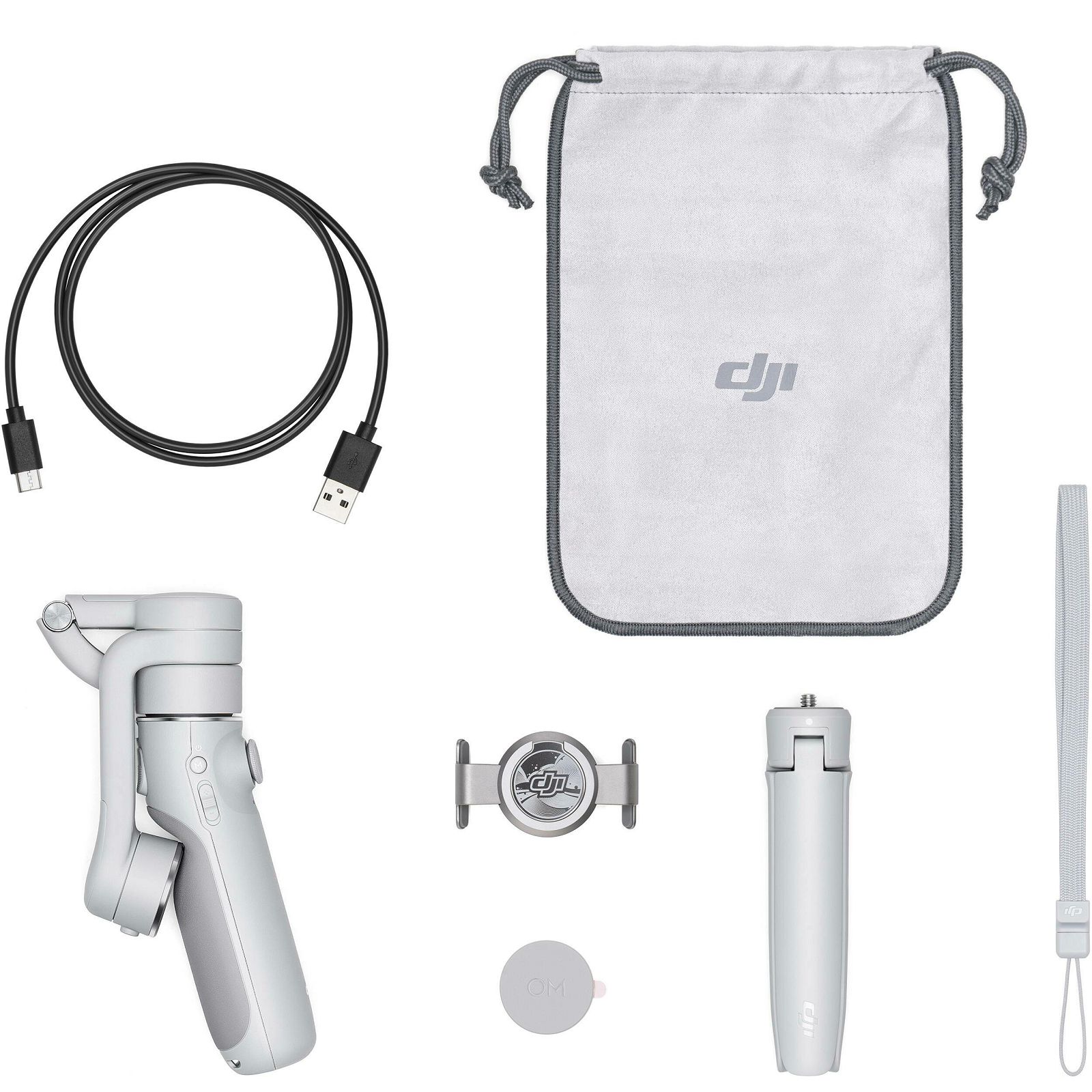 DJI OM 5 Athens Gray Osmo Mobile 5 Combo Smartphone Gimbal