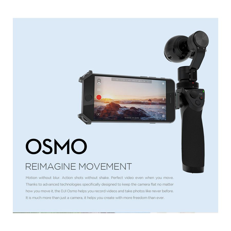 DJI Osmo Handheld 4K Camera and 3-Axis Gimbal stabilizator