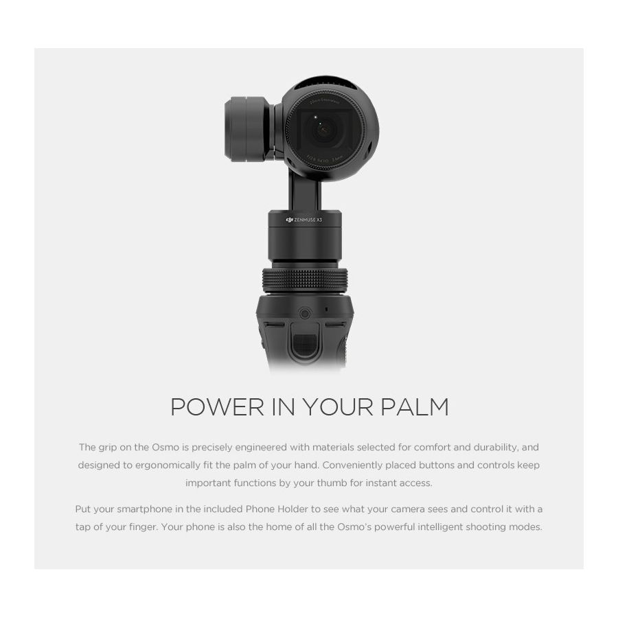 DJI Osmo Handheld 4K Camera and 3-Axis Gimbal stabilizator