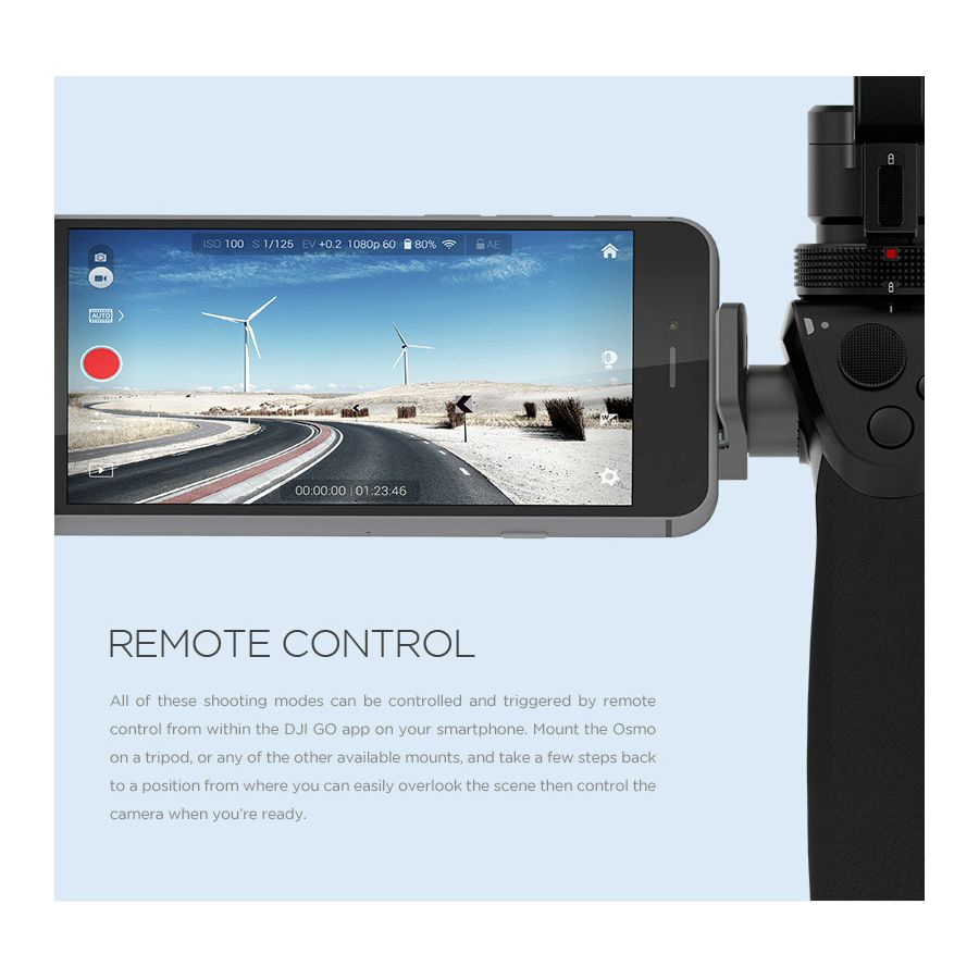 DJI Osmo Handheld 4K Camera and 3-Axis Gimbal stabilizator