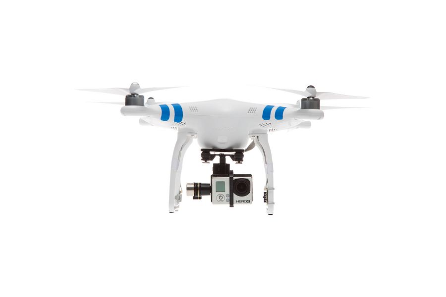 DJI Phantom 2 quad + ZEMUSE H3-2D gimbal stabilizator helikopter sa prihvatom za GoPro kamere