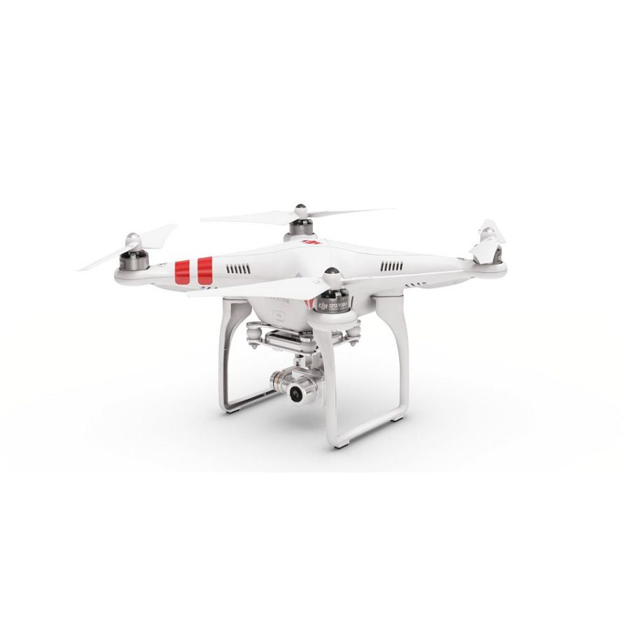 DJI Phantom 2 Vision+ Quadcopter RTF with 3-Axis Gimbal-Stabilized 14MP 1080p Camera + Extra Battery Bundle