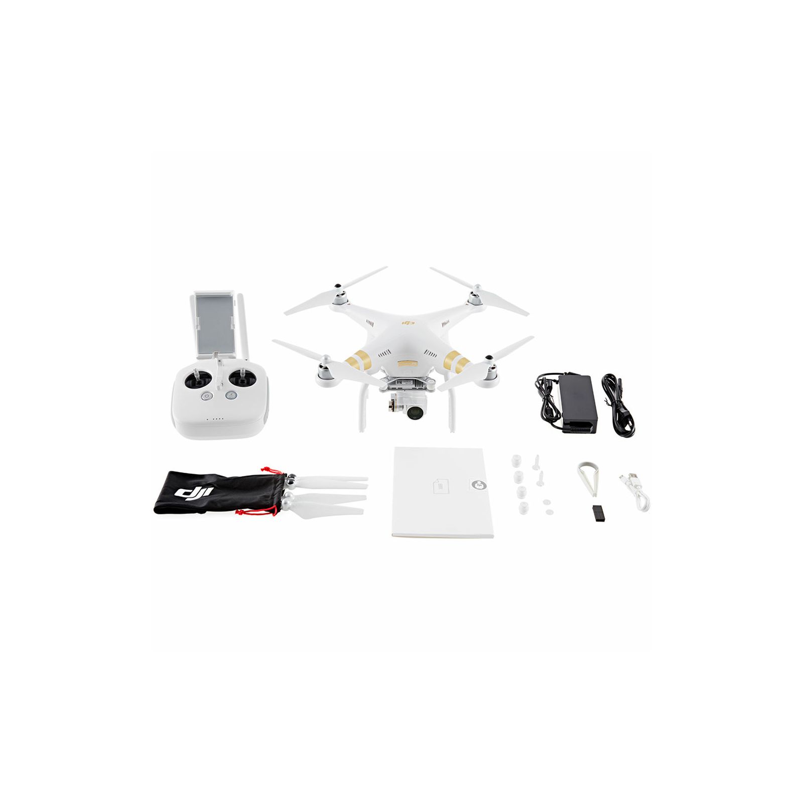 DJI Phantom 3 4K dron quadcopter + 4K kamera + 3D gimbal