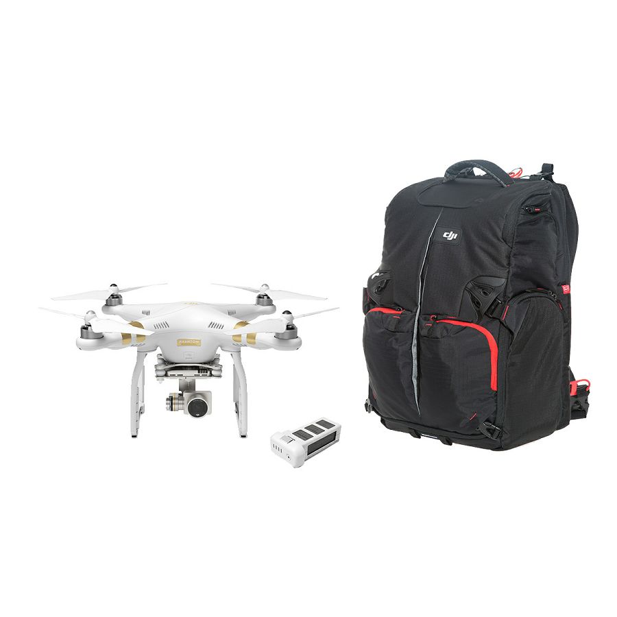 DJI Phantom 3 Professional + Extra battery + Phantom Backpack ruksak