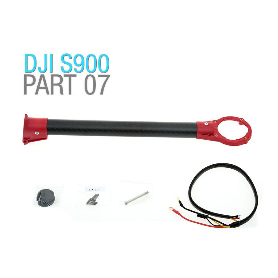 DJI S1000 Premium Spare Part 7 Frame Arm[CW-RED] For Spreading Wings S1000+ Octocopter dron Professional Aircraft multi-rotor