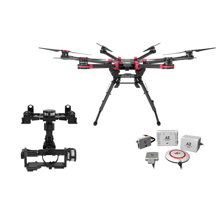 DJI Spreading Wings S900 + A2 Flight Controller + Zenmuse Z15 N7 Gimbal Combo dron Professional Aircraft multi-rotor Hexacopter A2 Zenmuse Nex-7 Gyroscope