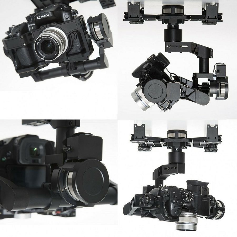 DJI Spreading Wings S900 + WKM + Z15 Zenmuse GH4 Gimbal Combo dron Professional Aircraft multi-rotor Hexacopter WooKong-M Flight Control System Panasonic GH4/GH3 Gyroscope