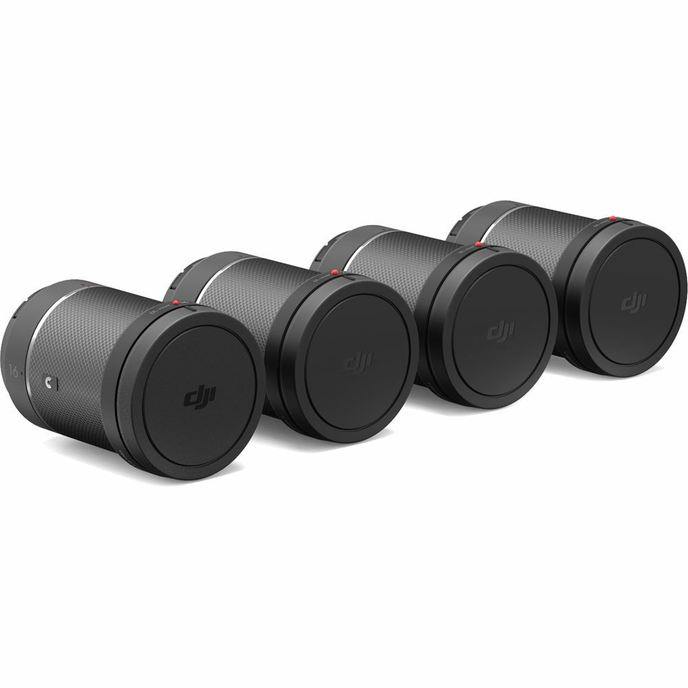 DJI Zenmuse X7 Spare Part 14 DJI DL/DL-S Lens Set DL-S 16mm f/2.8 ND + DL 24mm f/2.8 LS + DL 35mm f/2.8 LS + DL 50mm f/2.8 LS komplet objektiva za kameru drona