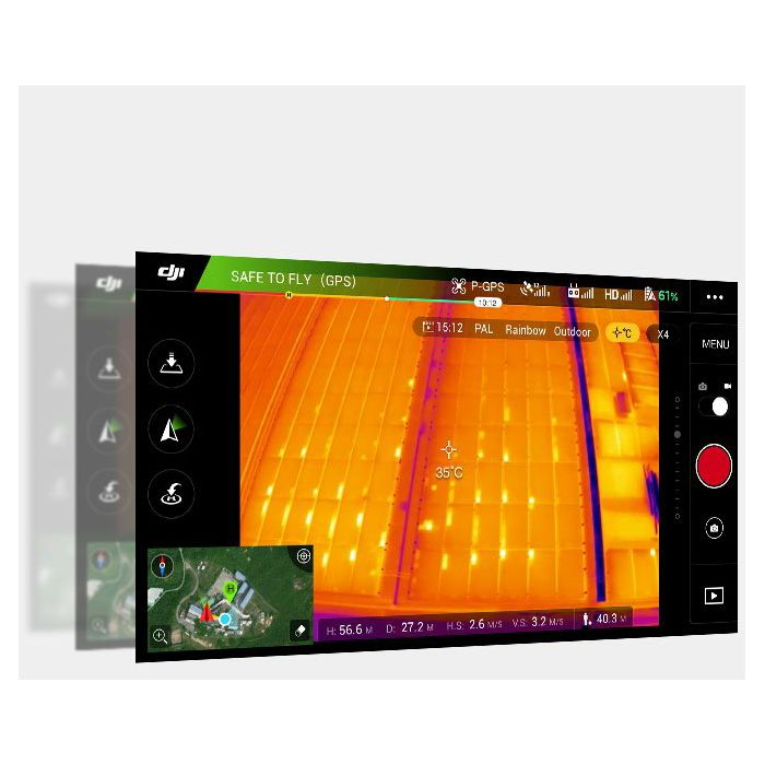 DJI Zenmuse XT Thermal Camera ZXTA09SR 640x512 9Hz (Slow frame) Lens 9mm objektiv termovizijska kamera (radiometry temperature measurement model)