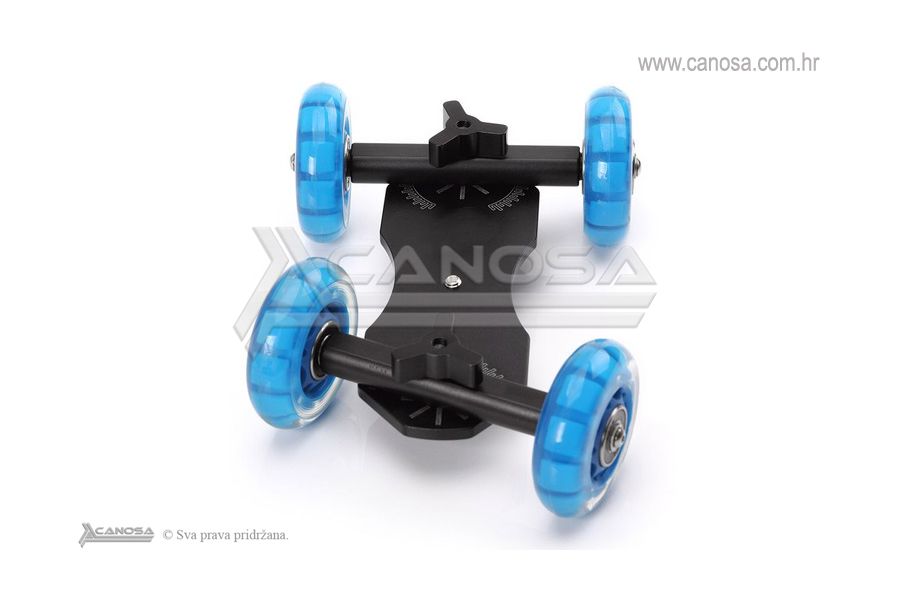 Dolly cam skater klizni stabilizator video DSLR 4 rote