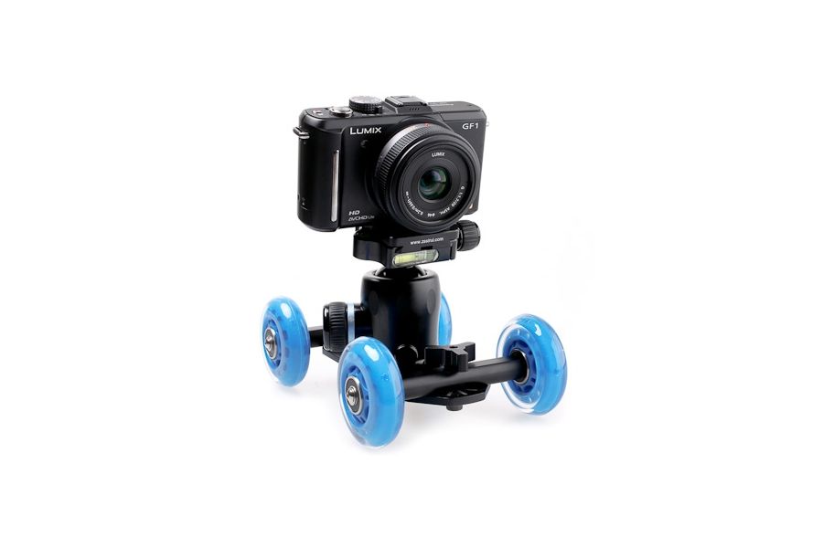 Dolly cam skater klizni stabilizator video DSLR 4 rote