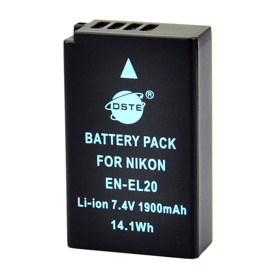 DSTE zamijenska baterija EN-EL20 za Nikon 1 J1 ENEL20 Li-Ion 7.4V 1400mAh DSTBNK018