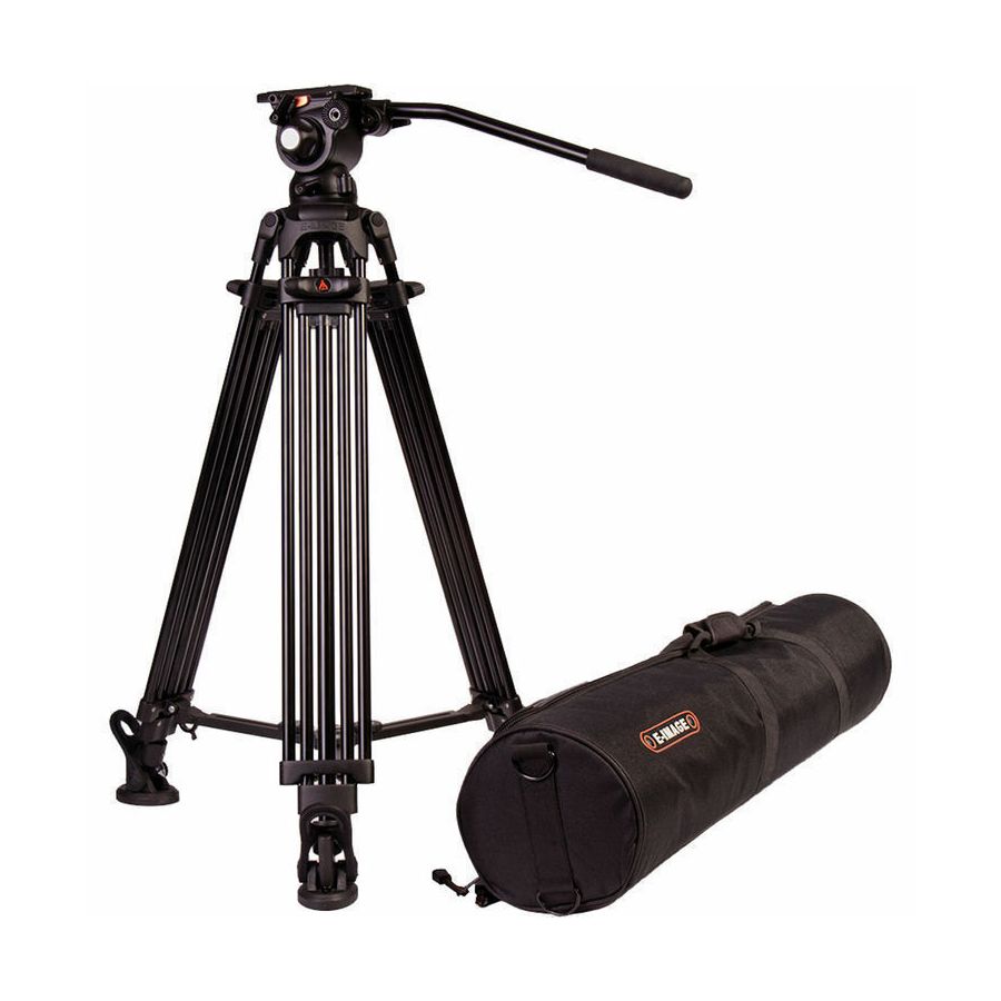 E-Image EG03A2 Two Stage Aluminum Video Tripod + GH03 Head