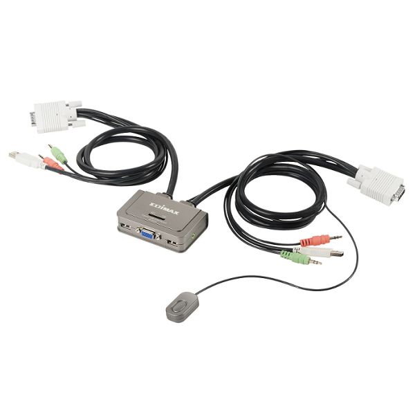 Edimax KVM USB switch audio kab 3port
