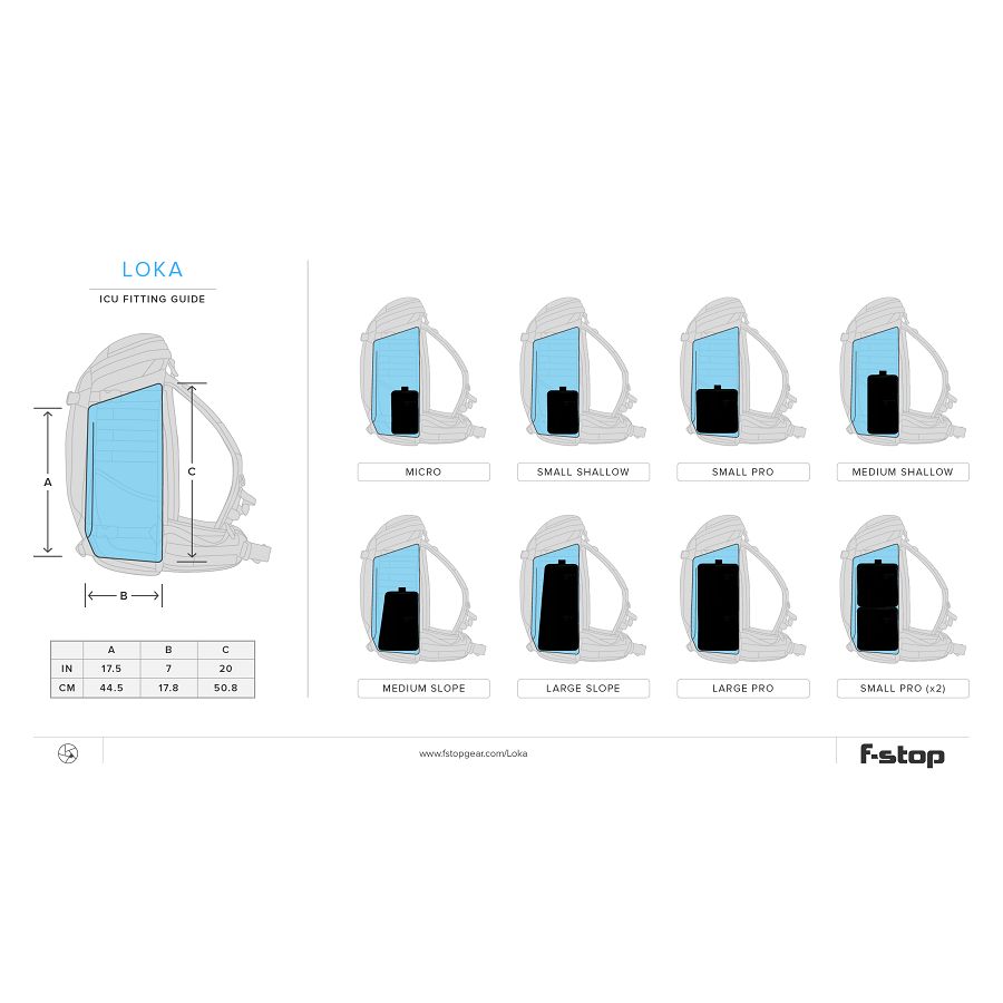 F-stop Loka Black foto ruksak Mountain series