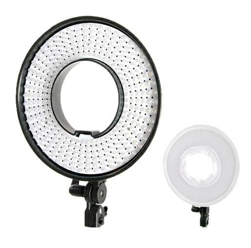 Falcon Eyes Bi-Color LED Ring Lamp Dimmable DVR-300DVC on 230V kontinuirana kružna rasvjeta