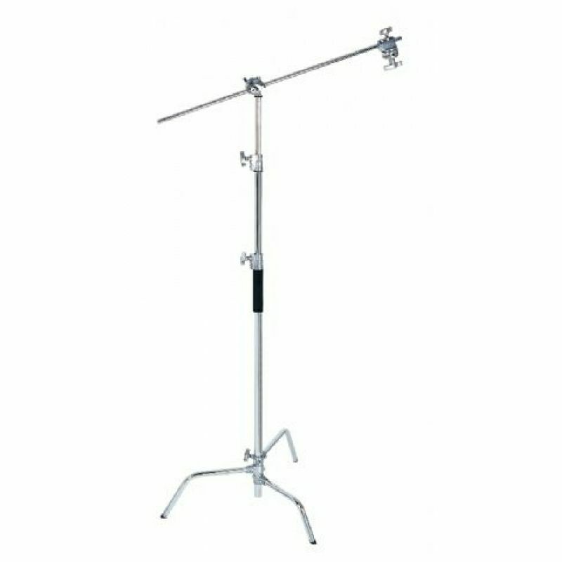 Falcon Eyes C-Stand with Light Boom Arm CS-2450 115-245cm 20kg aluminijski studijski stalak s produljenom rukom za studijske bljeskalice