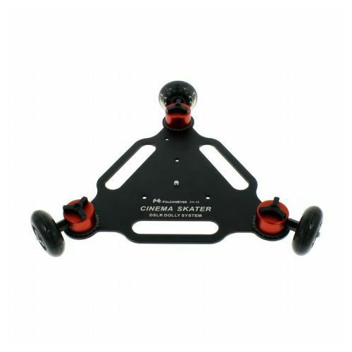 Falcon Eyes Camera Dolly Triangle SK-03 video klizni skater s 3 rote za fotoaparate i kamere