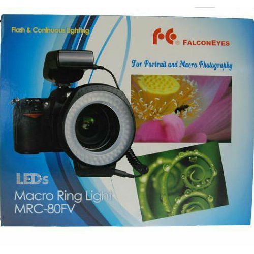 Falcon Eyes MRC-80FV LED Ring Lamp with Flash macro bljeskalica