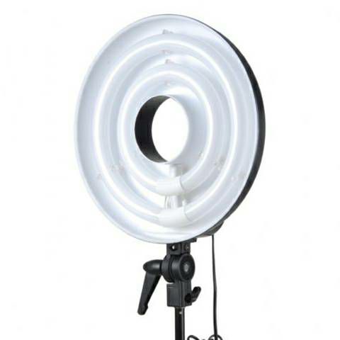 Falcon Eyes Ring Lamp Set RFL-3 with Light Stand komplet 2x RFL-3 + 2x W806 kontinuirana fluo kružna rasvjeta