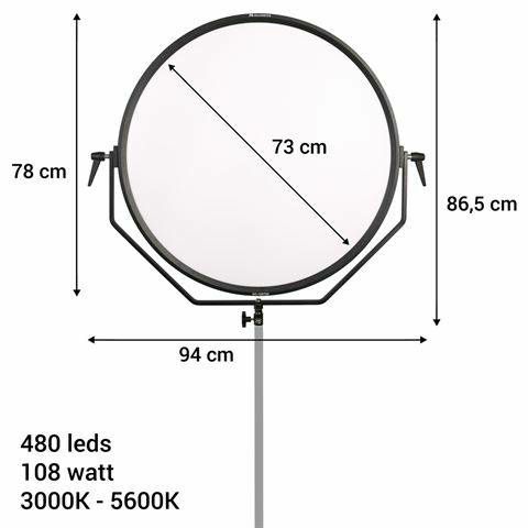 Falcon Eyes Sophiez SO-108TDX 230V Bi-Color LED Lamp panel rasvjeta za video snimanje