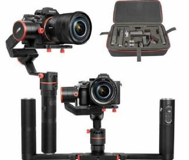 Feiyu Tech A2000 DSLR gimbal single + dual handle 3-osni stabilizator za video snimanje