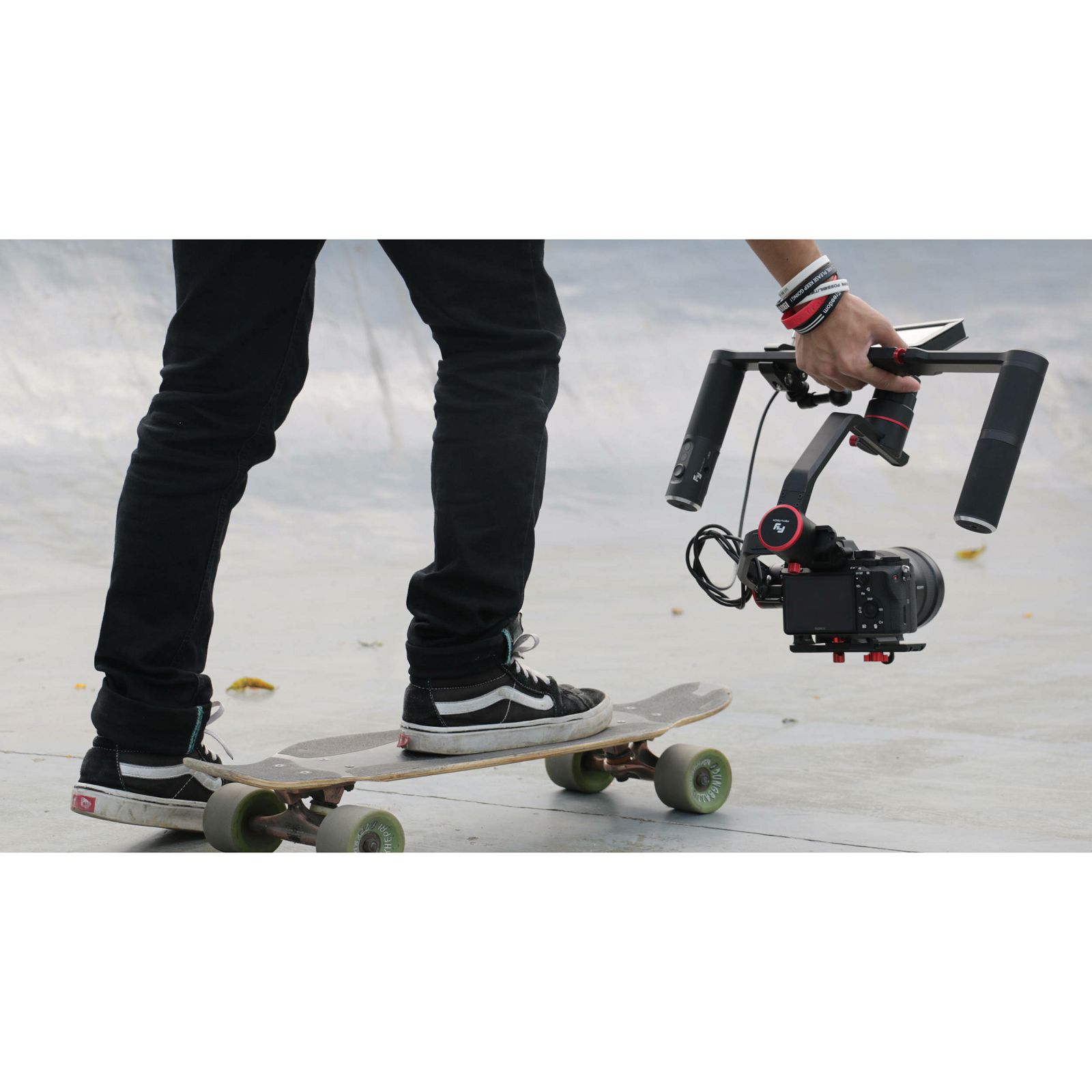 Feiyu Tech A2000 DSLR gimbal single + dual handle 3-osni stabilizator za video snimanje