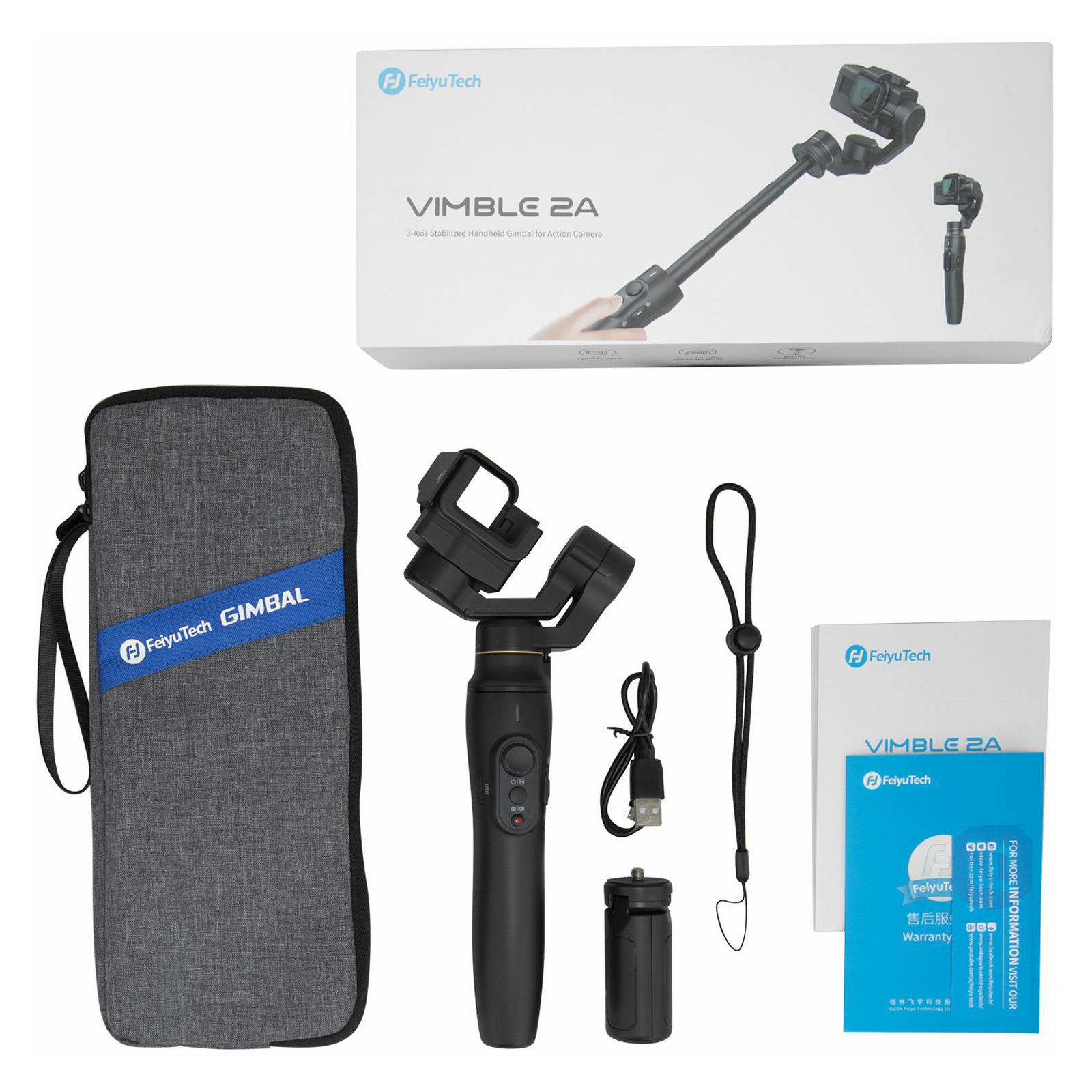 FeiyuTech Vimble 2A Gimbal Stabilizer 3-osni stabilizator za GoPro 5/6/7