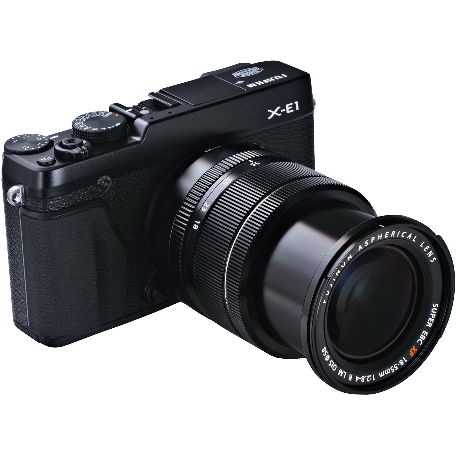 Fuji Finepix X-E1 + 18-55 f2.8-4.0 OIS KIT BLACK Fujifilm Digital Camera Kit fotoaparat + objektiv XF 18-55mm f/2.8-4 Lens (Black)