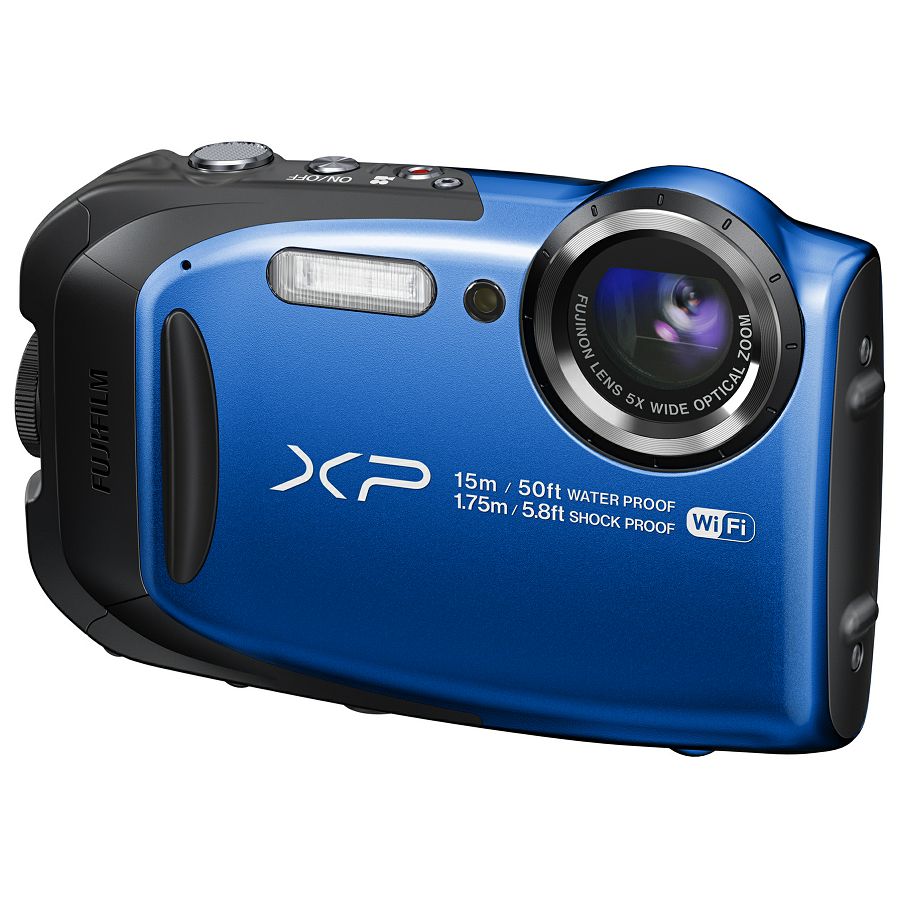 Fuji FinePix XP80 Blue Fujifilm XP-80 plavi digitalni fotoaparat 5x 16m CMOS (Smart FSI) 2.7" 230K 600cdt WiFi remote
